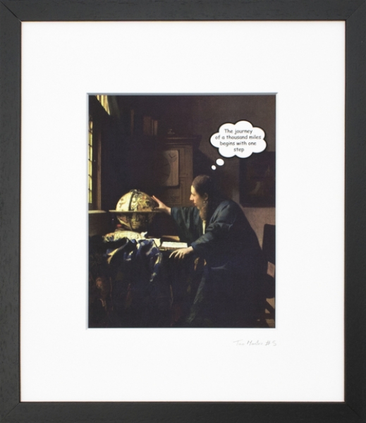 TaoMaster-5 Framed Printed Canvas